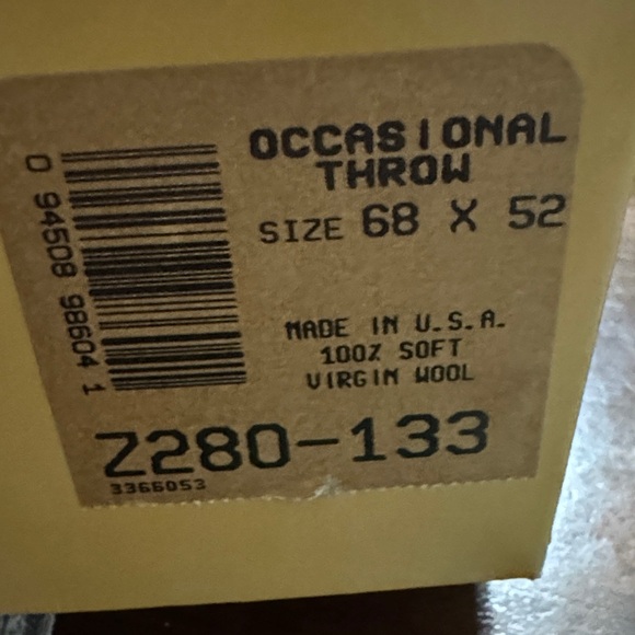 Pendleton Cream throw - Picture 3 of 3